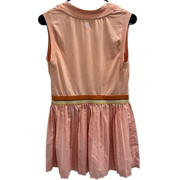 FP Movement You Got Served Peach Pink Pleated Mini Tennis Dress Retro Sport - Picture 3 of 10